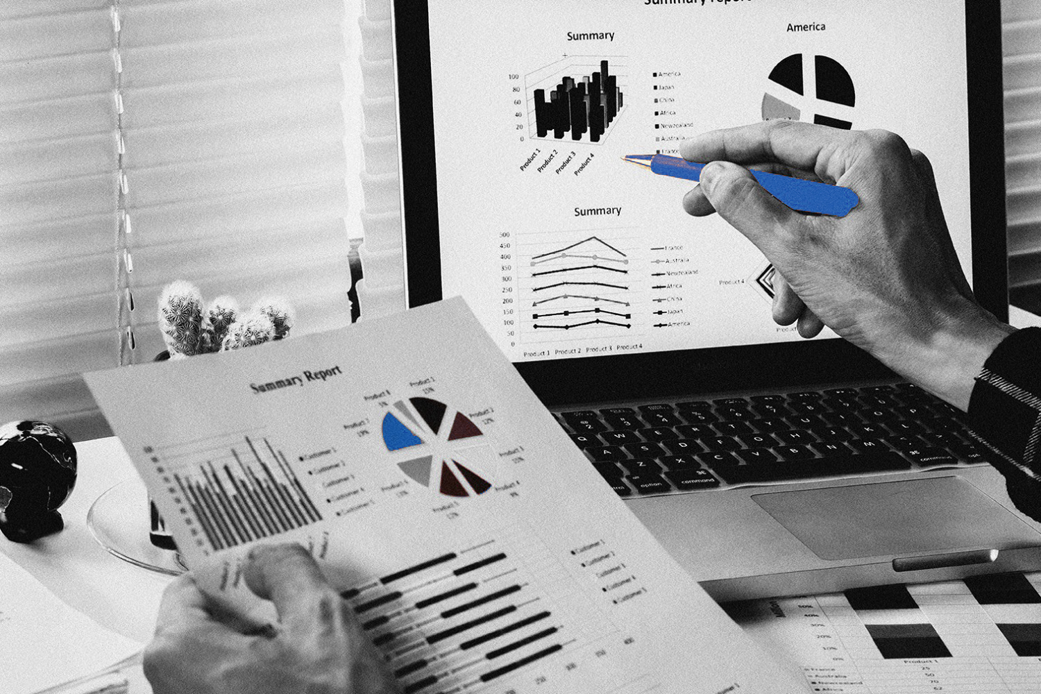 Dashboard com métricas de performance digital em destaque